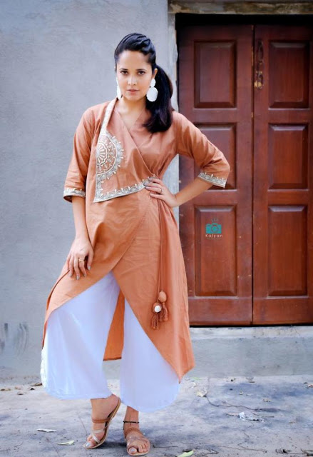 Television Actress Anasuya Bharadwaj In Pink Gown 4
